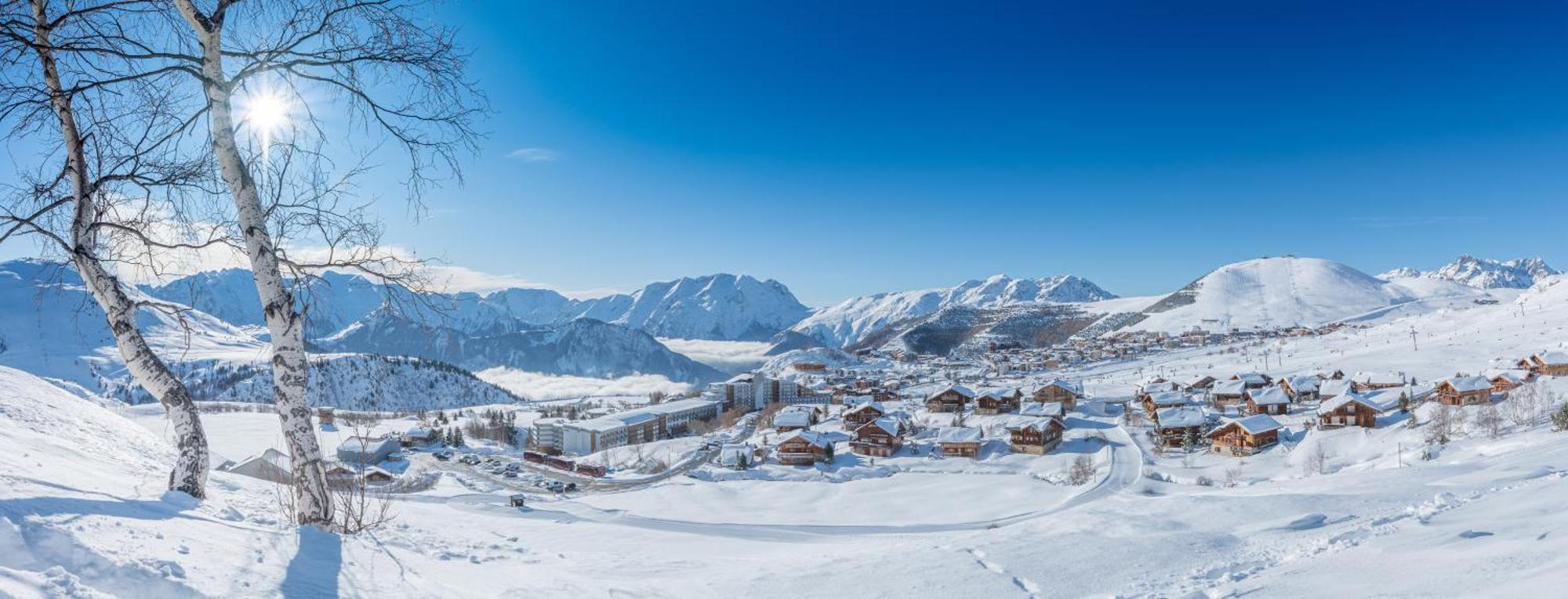 Chalet Alpe D'Huez 1850-Sea And Mountain Pleasure Avec 2 Appartements- 1 Appartement 3 Chambres 8 Couchages - 3 Salles D'Eau Et 1 Appartement 5 Chambres 12 Couchages 5 Salles D'Eau - Jacuzzi Et Sauna -Pieds Des Pistes Et Centre Экстерьер фото