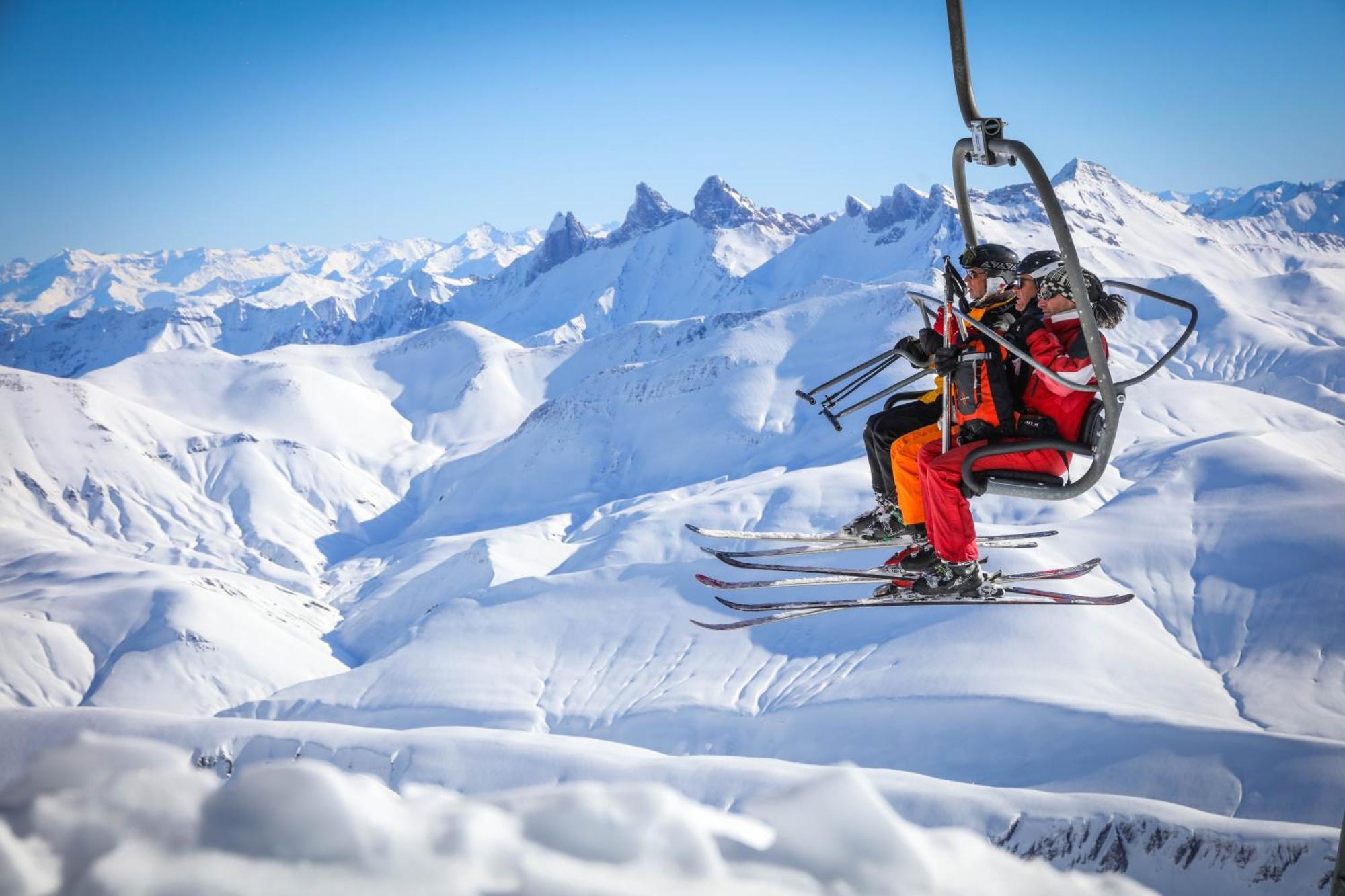 Chalet Alpe D'Huez 1850-Sea And Mountain Pleasure Avec 2 Appartements- 1 Appartement 3 Chambres 8 Couchages - 3 Salles D'Eau Et 1 Appartement 5 Chambres 12 Couchages 5 Salles D'Eau - Jacuzzi Et Sauna -Pieds Des Pistes Et Centre Экстерьер фото